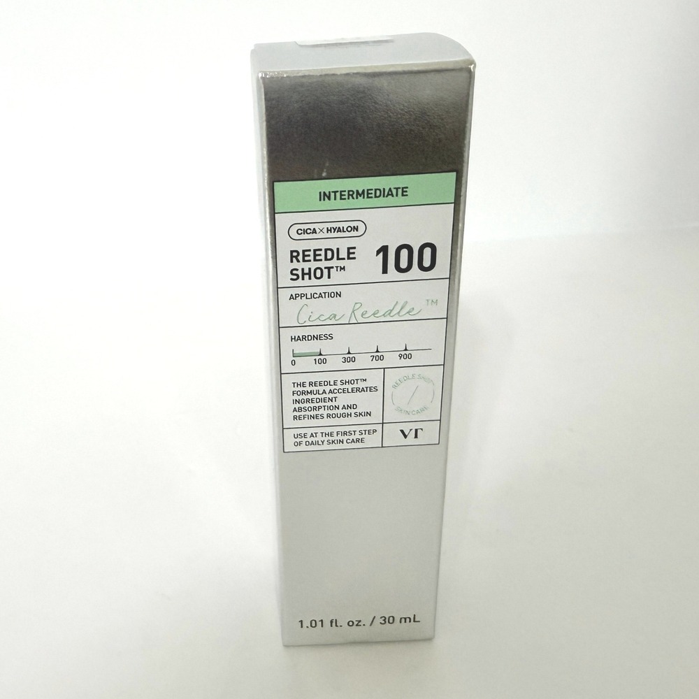 VT Cosmetics Reedle Shot 100 Cica Hyalon Essence Skin Booster 30mL New